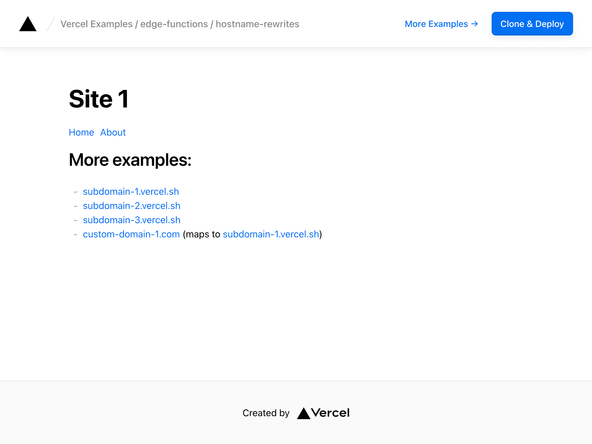 Hostname Rewrites using Edge Functions