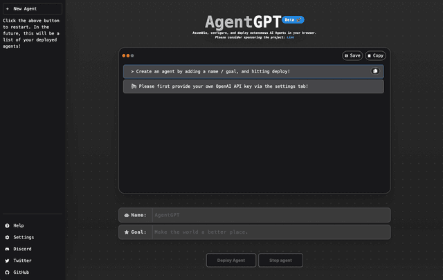 AgentGPT - AI Agents with Langchain & OpenAI