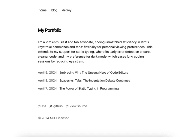 Next.js Portfolio with Blog