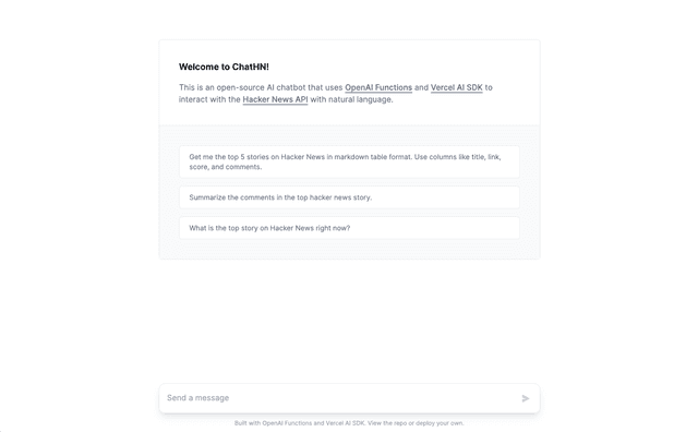 ChatHN – Chat with Hacker News